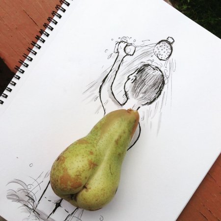 Корова скетч