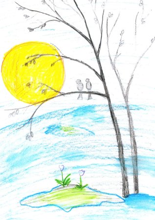 Весна рисунок