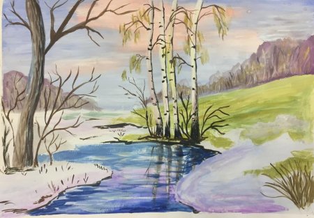 Рисование Весна