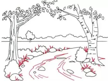 Весенние рисунки для срисовки