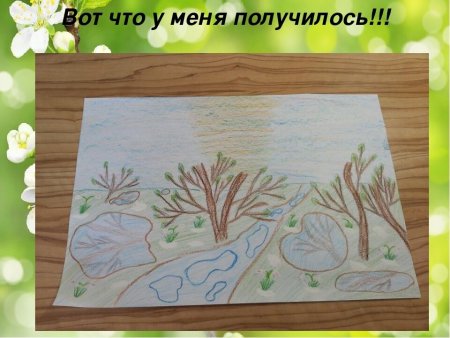 Рисование весенних птиц