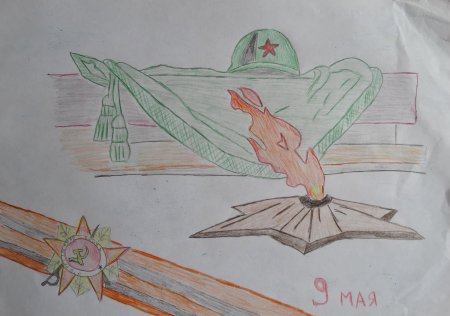 Рисунок на 9 мая