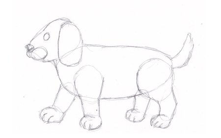 Рисование для детей пошагово животных