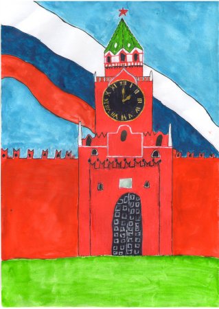 Россия рисунок