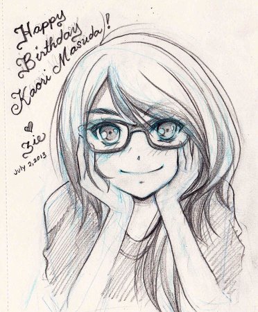 Арты на день рождения для срисовки