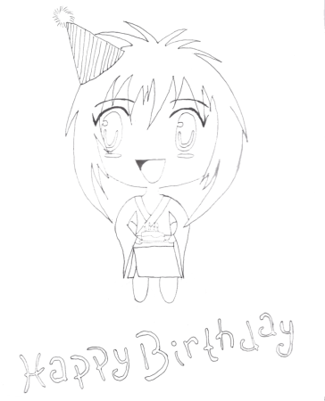 С днем рождения аниме