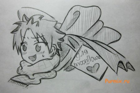 Аниме рисунки карандашом для начинающих