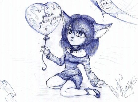 Рисунки для скетчбука аниме