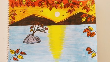 Краски осени рисунок
