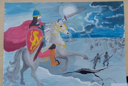 Конкурс рисунков князь Александр Невский