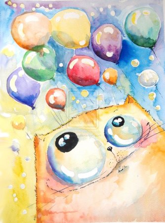 Рисунки красками