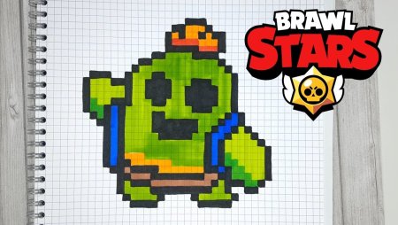 Раскраска Леон Brawl Stars