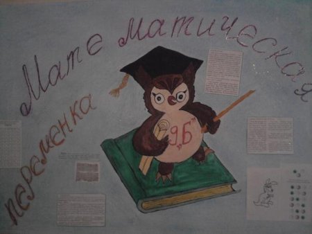 Рисунок на тему неделя математики