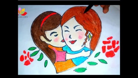 Рисунок мамы для срисовки