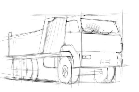 КАМАЗ 55111 рисунок