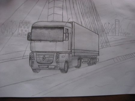 Рено Магнум рисунок