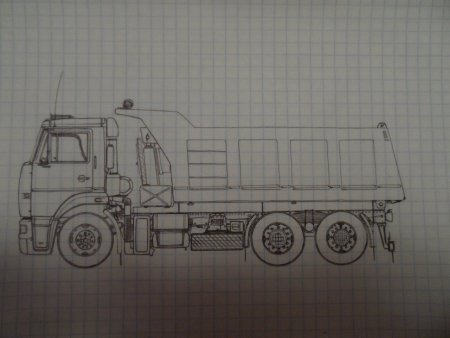 КАМАЗ сбоку