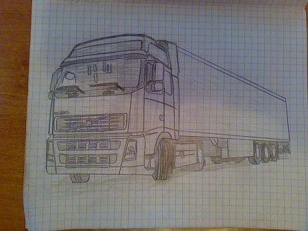 КАМАЗ рисунок