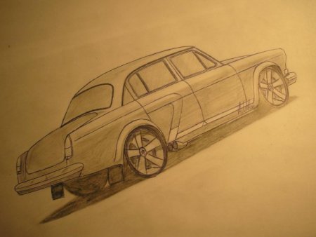 Лёгкие рисунки машин