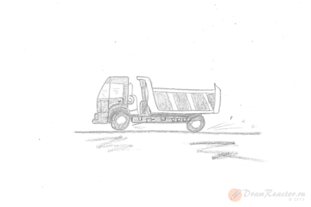 КАМАЗ детский рисунок