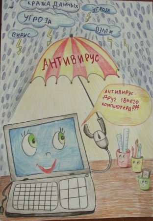 Рисунок на тему безопасность в интернете