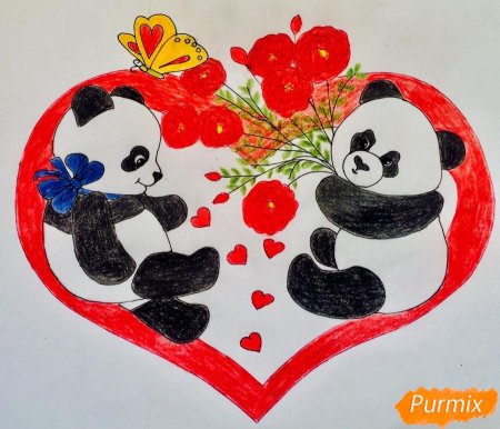 Красивые валентинки рисовать