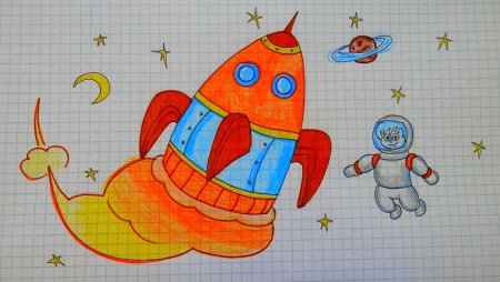 Космос рисунок
