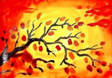 Золотая осень рисунок