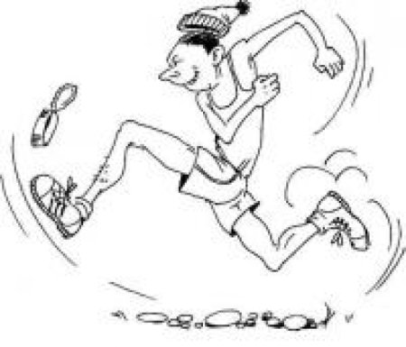 Раскраска легкая атлетика