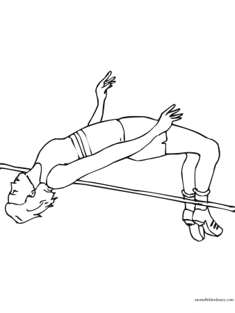 Раскраска спорт для детей