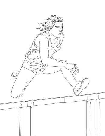 Раскраска гимнастика для детей