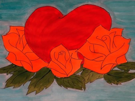 Подарок маме рисунок