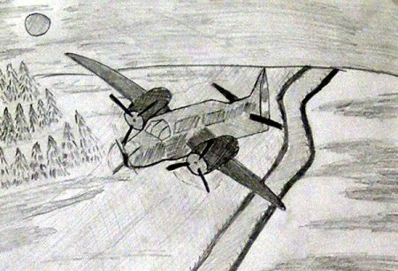 Военные действия рисунок