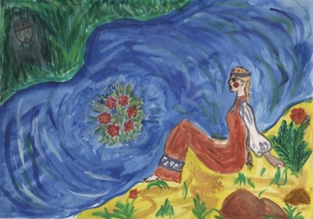 Рисование для детей праздника Ивана Купала