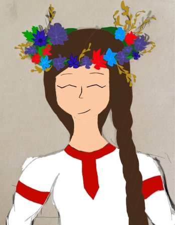 Праздник Ивана Купала раскраска