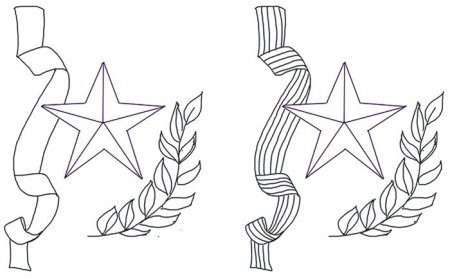 Открытка-раскраска "9 мая!"