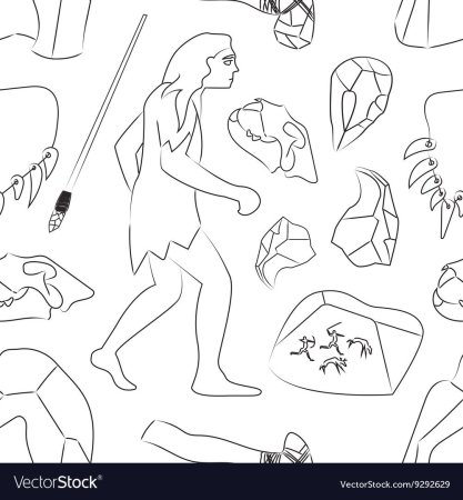 Древние люди рисунок