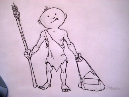 Рисунок на тему занятия первобытных людей