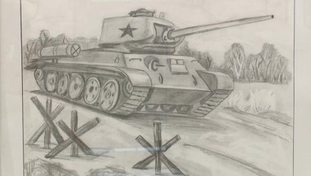 Война рисунок карандашом