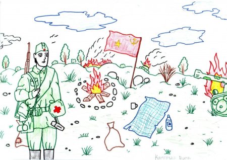 Раскраска война для детей