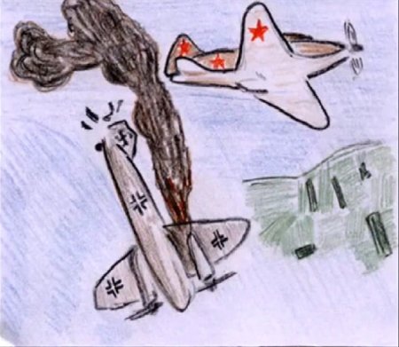 Лёгкие рисунки на тему война