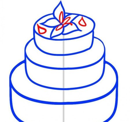 Торт карандашом