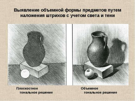 Тоновое решение натюрморта