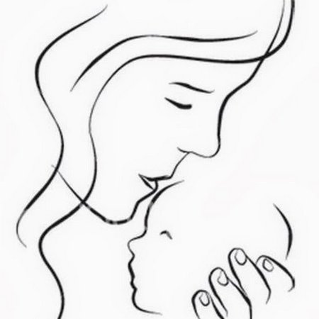 Детские рисунки ко Дню матери