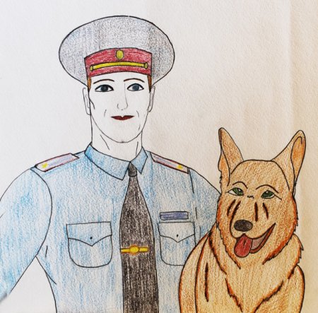 Рисунок на тему полиция глазами детей