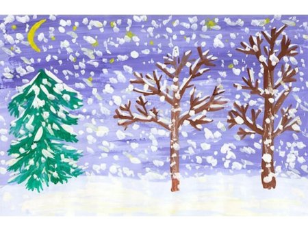 Рисунок на тему волшебница зима