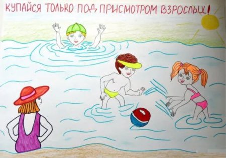Конкурс рисунков безопасность на воде