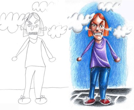 Рисунок папе на др легкий