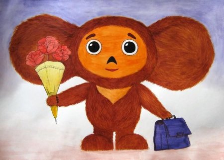 Чебурашка рисунок