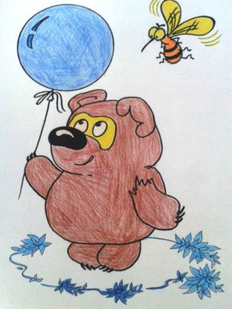 Рисование винипуха